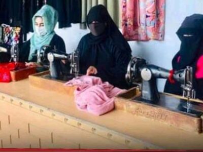 دستور مسدود شدن خیاطی‌های زنانه توسط طا.لبان در ولایت بلخ