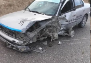 واژگون شدن یک عراده موتر در حادثه ترافیکی در جوزجان