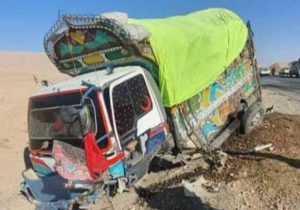 حادثه‌ی ترافیکی در مسیر شاهراه کابل- قندهار