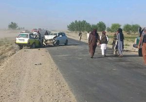 کشته و زخمی شدن ۵ نفر در یک حادثه ترافیکی در ولایت غزنی