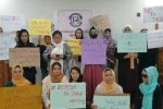 زنان معترض نشست سوم دوحه را یک‌جانبه خوانده و محکوم نمودند